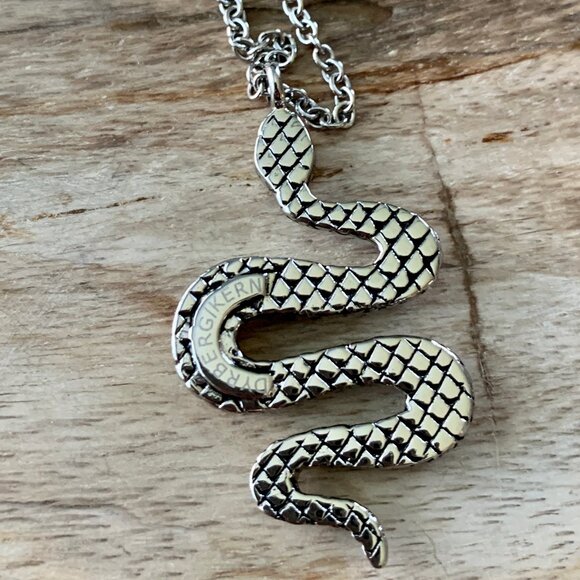 Dyrberg/Kern Mamba snake necklace with Swarovski crystal eyes - Picture 6 of 6